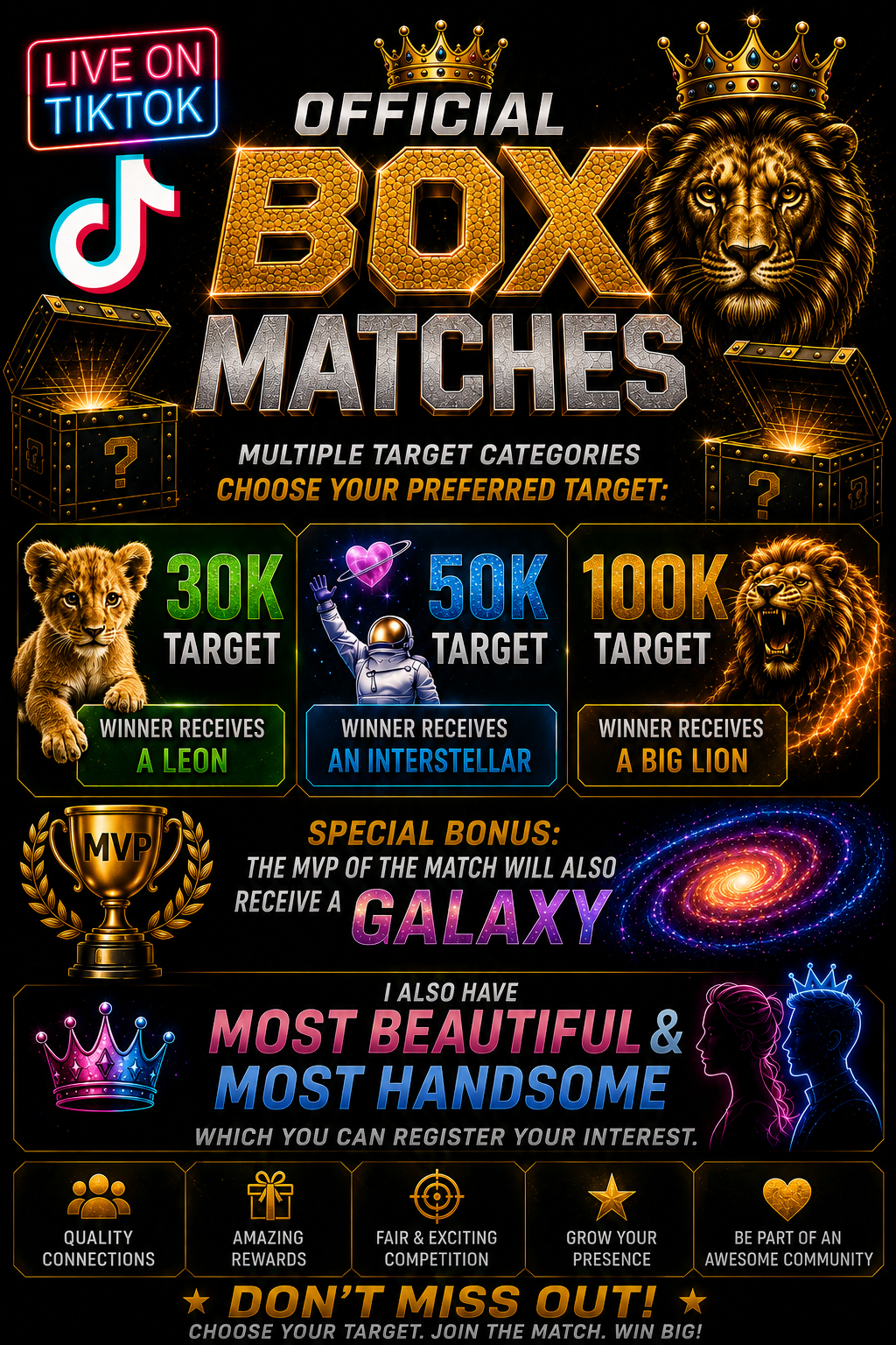 Official box battle flyer